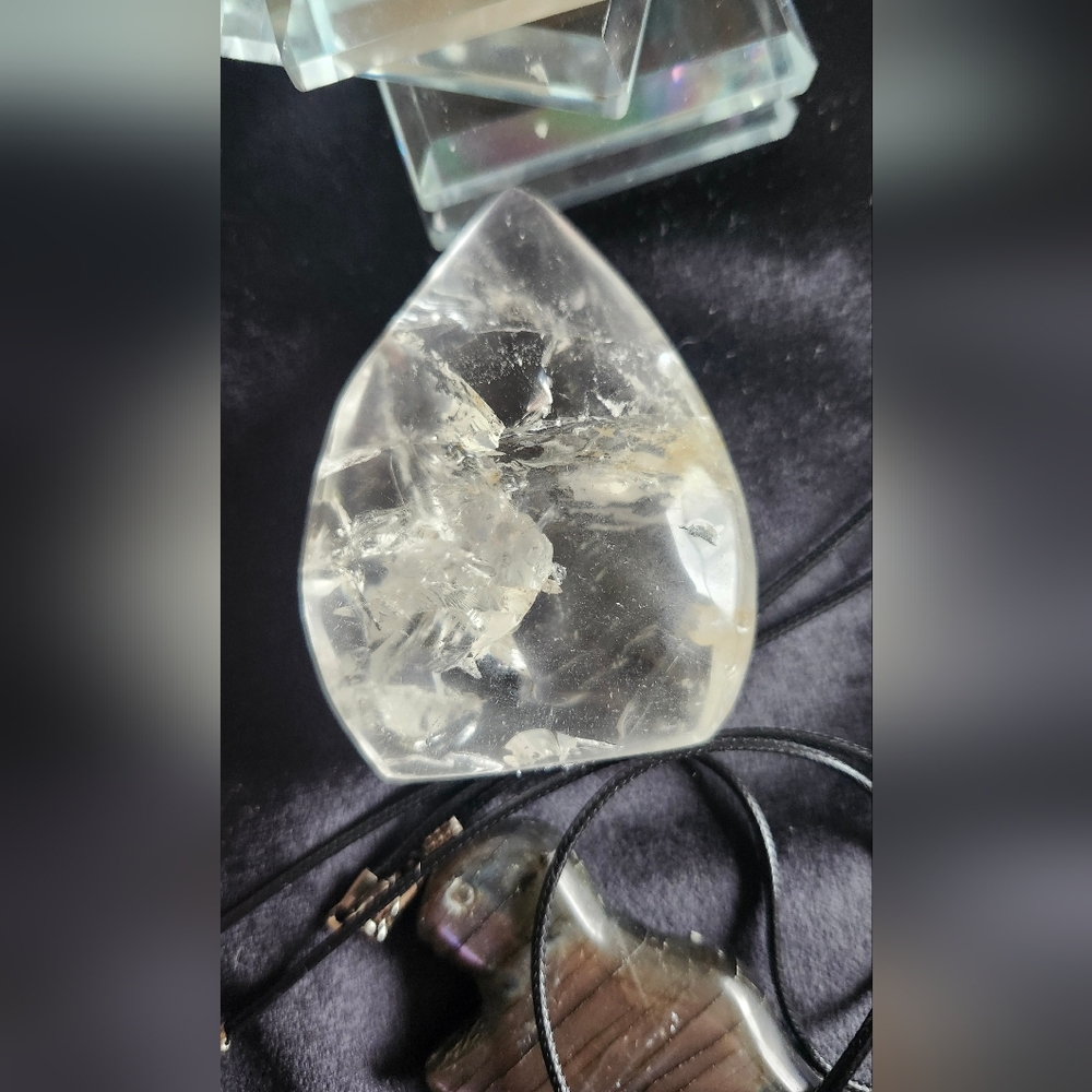 Clear Quartz Tear Drop